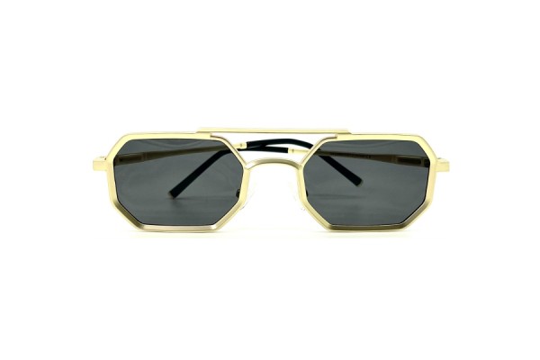 Occhiali da sole Uomo in metallo design esagonale