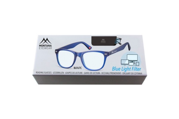 Occhiali da lettura Montana BLF67 per PC (Blu Light Filter)